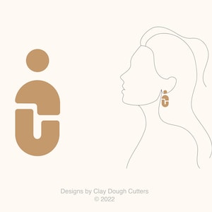 Lerutstickare för hösthängen (set med 3 delar) | Bågformad utstickare | Gratulerad lera | Vågig leraörhängesutstickare