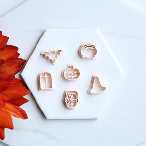 Fall Halloween Clay Cutters (6 Piece Set) | Halloween Clay Cutter | Fall (Autumn) Earring Cutters