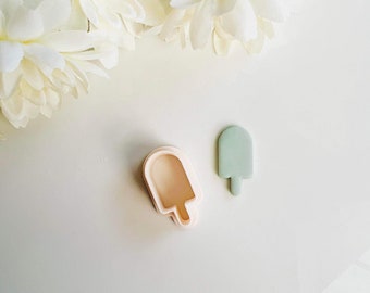 Popsicle Clay Cutter | Ice Cream Cone Cutter | Summer Clay Cutter | Clay Earring Cutter | Polymer Clay Tool | Stud Cutter