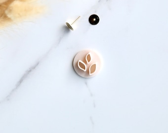 Floral Petal & Leaf Cluster Micro Cutter | Spring Mini Clay Cutter | Stud Clay Cutters | Polymer Clay Earring Cutter | Style #13