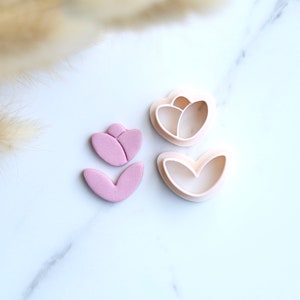 Tulip Flower Clay Cutter Set | Spring Daisy Clay Cutter | Peony Clay Cutter | Lily Cutter | Polymer Clay Earring Floral Cutter