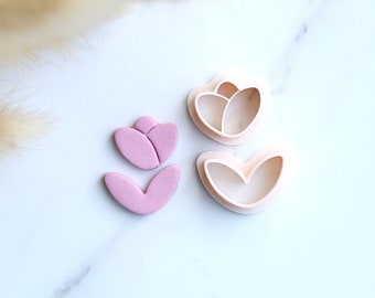 Tulip Flower Clay Cutter Set | Spring Daisy Clay Cutter | Peony Clay Cutter | Lily Cutter | Polymer Clay Earring Floral Cutter