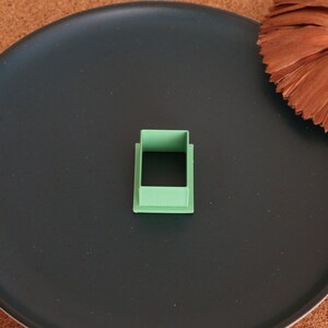 Rectangle Shape Polymer Clay Earring Cutter Cookie Cutters Fondant Cutter image 2