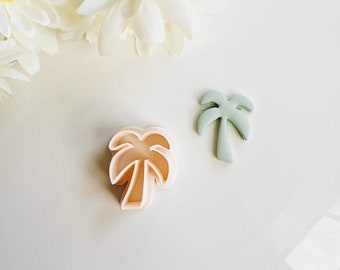 Palm Tree Clay Cutter | Plant Tree Cutter | Summer Clay Cutter | Spring Clay Earring Cutter | Polymer Clay Tool | Stud Cutter