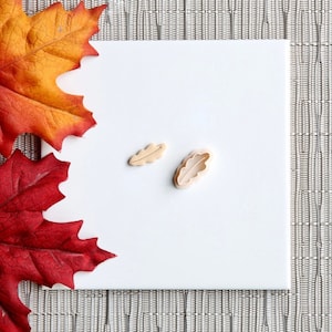 Fall Leaf Clay Cutter | Maple Leaf Cutter | Fall Polymer Clay Cutter | Autumn Clay Cutter | Fall Stud Earring Cutters | Halloween Cutter