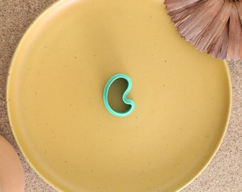 Organic Bean Shape Polymer Clay Earring Cutter | Cookie Cutters | Fondant Cutter