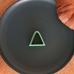 Rounded Mountain Shape Polymer Clay Earring Cutter | Cookie Cutters | Fondant Cutter