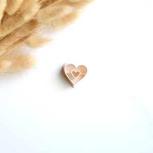 Cortadores de aretes de arcilla polimérica de donut de corazón del día de San Valentín / Pendiente de San Valentín / Forma de cortador de San Valentín