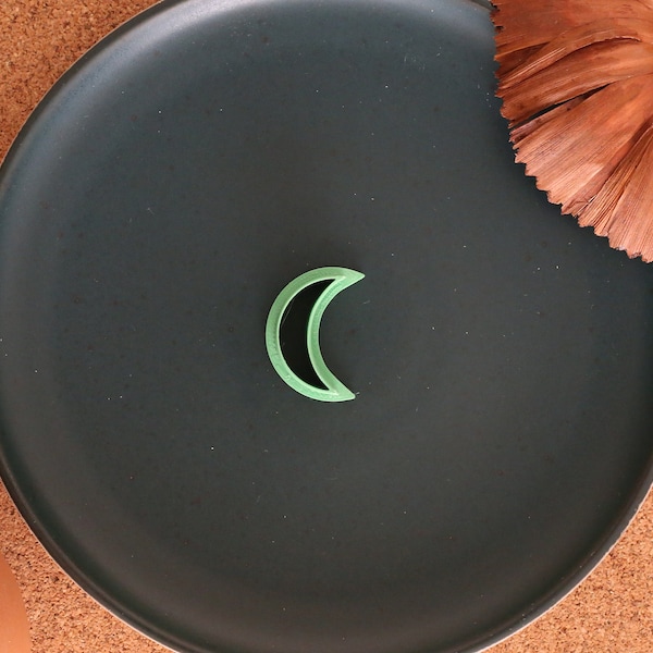 Crescent Moon Shape Polymer Clay Earring Cutter | Cookie Cutters | Fondant Cutter