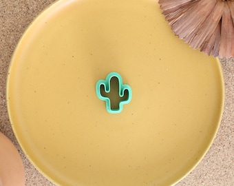 Cactus Shape Polymer Clay Earring Cutter | Cookie Cutters | Fondant Cutter