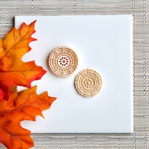 Embossed Boho Floral Clay Cutter | Fall Clay Cutters | Clay Earring Cutters | Polymer Clay Tools | Summer Clay Cutter | Clay Molds