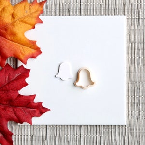 Ghost Clay Cutter | Fall Polymer Clay Cutter | Autumn Clay Cutter | Fall Stud Earring Cutters | Halloween Clay Cutter | Embossing Cutter