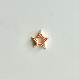 Christmas Star Polymer Clay Earring Cutter | Holiday Clay Cutter | Winter Earring Cutters