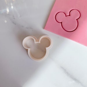 Mouse Polymer Clay Cutter | Mouse Ear Clay Cutter | Disney Inspired Clay Cutters | Polymer Clay Earring Cutter