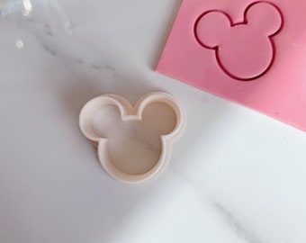 Mouse Polymer Clay Cutter | Mouse Ear Clay Cutter | Disney Inspired Clay Cutters | Polymer Clay Earring Cutter