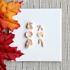 Witch Sisters Clay Cutter | Fall Polymer Clay Cutter | Autumn Clay Cutter | Fall Stud Earring Cutters | Halloween Clay Cutter