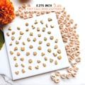 Fall Tiny Mini Clay Cutter (0.375 Inch) | Micro Cutter Embossing | Autumn Clay Cutter | Fall Stud Earring Cutters | Halloween Clay Cutter
