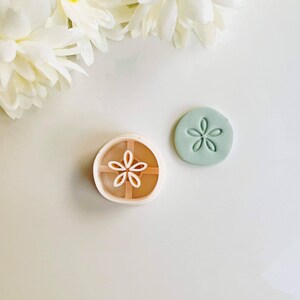 Sand Dollar Clay Cutter (Embossing) | Sea Shell Cutter | Summer Clay Cutter | Beach Clay Earring Cutter | Embossing Polymer Clay Tool