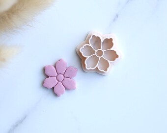 Flower Clay Cutter | Spring Daisy Clay Cutter | Peony Clay Cutter | Lily Cutter | Tulip Clay Cutter | Polymer Clay Earring Floral Cutter