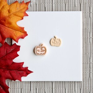Jack-O-Lantern Clay Cutter | Jack O Lantern Cutter | Fall Polymer Clay Cutter | Autumn Clay Cutter | Halloween Clay Cutter