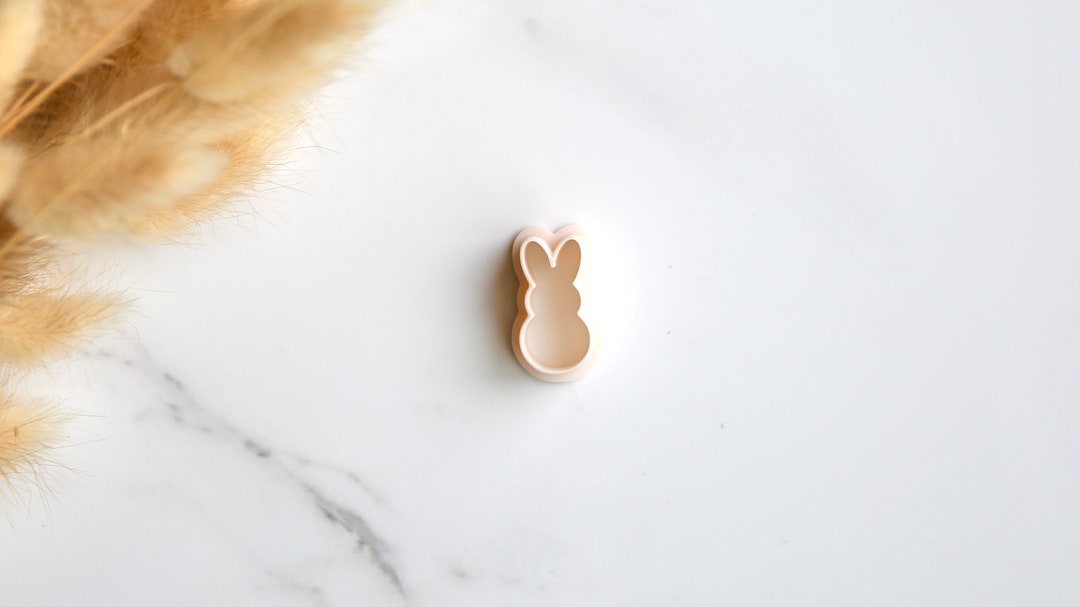 Easter Peep Bunny Clay Cutter | Rabbit Clay Cutter | Spring Clay Cutter ...