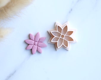 Flower Clay Cutter | Spring Daisy Clay Cutter | Peony Clay Cutter | Lily Cutter | Tulip Clay Cutter | Polymer Clay Earring Floral Cutter