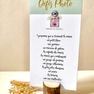 défis photo mariage