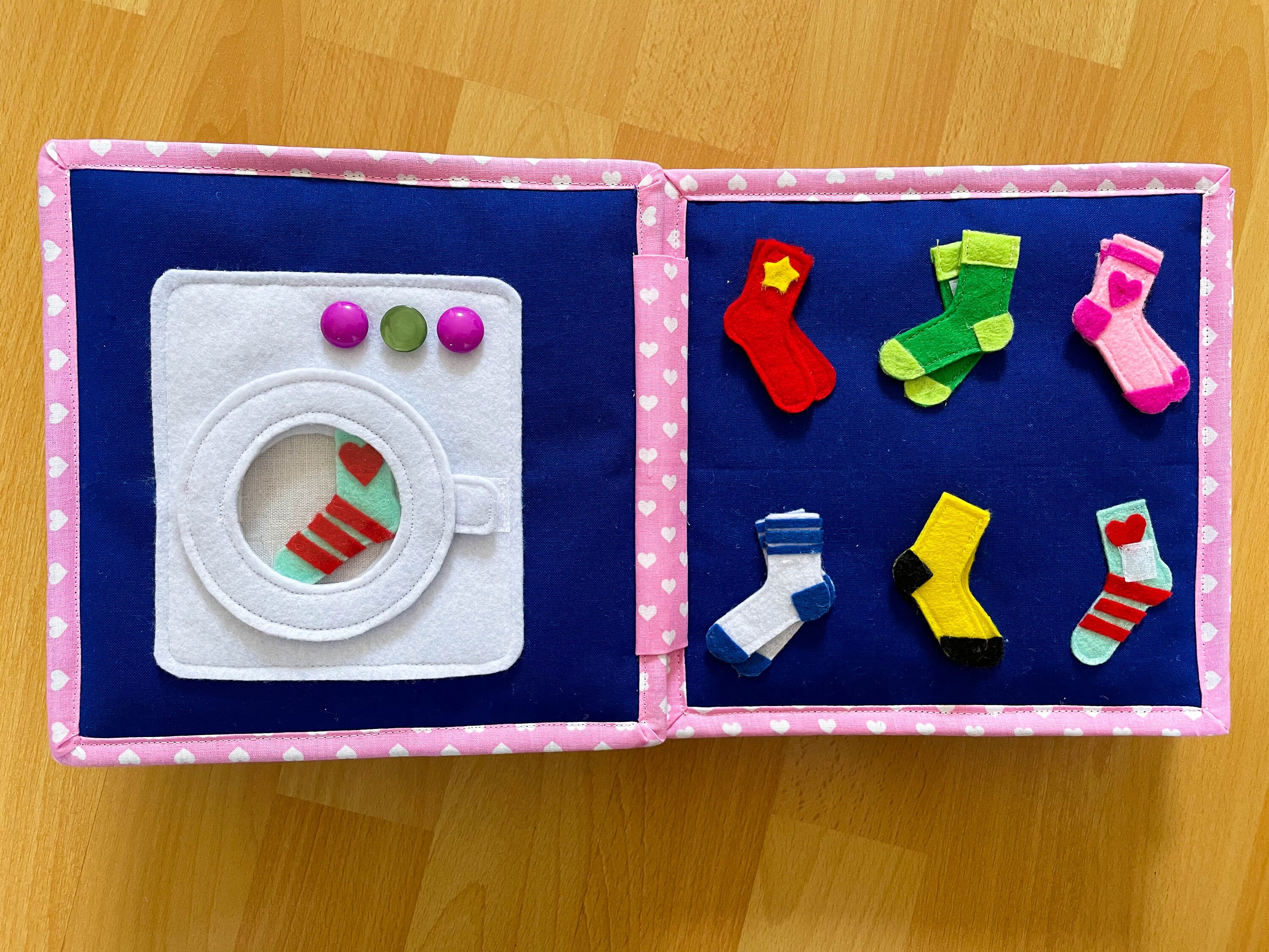 Baby Quiet Book 12 pages Toddler Busy Book 123 year old Etsy