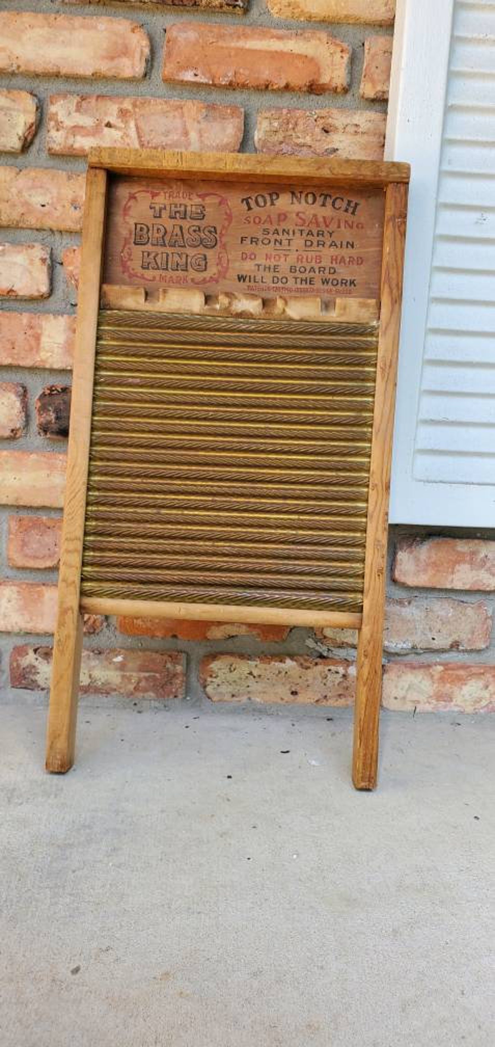 Antique National Washboard Co. 801patented Original Etsy