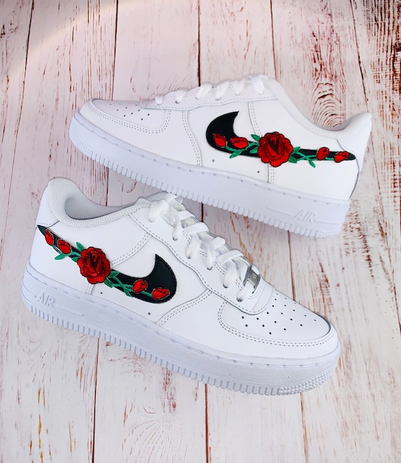 Red Rose Air Force 1 | Etsy