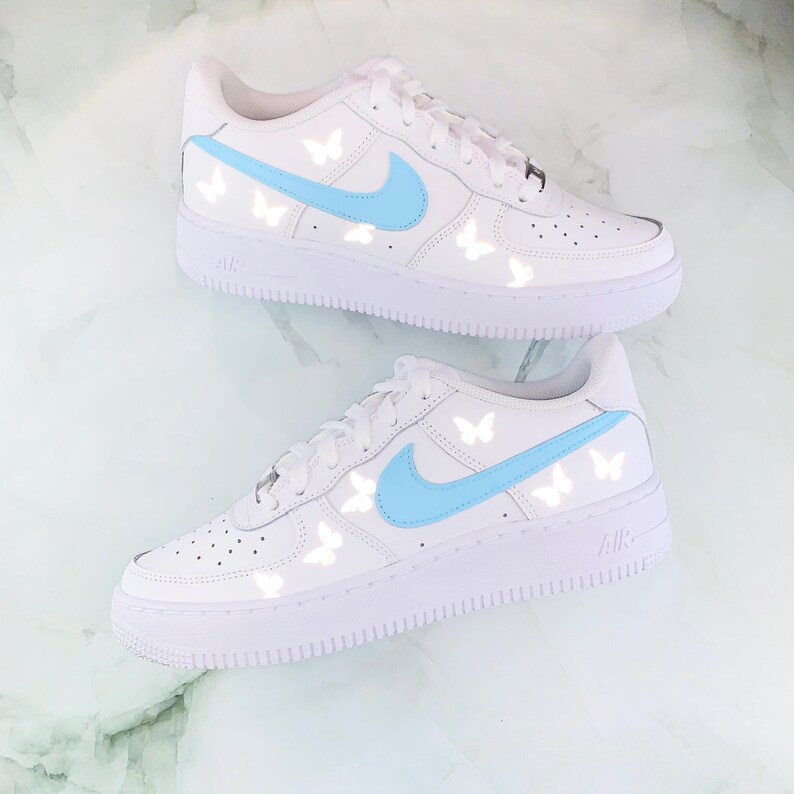 reflective butterfly air force 1