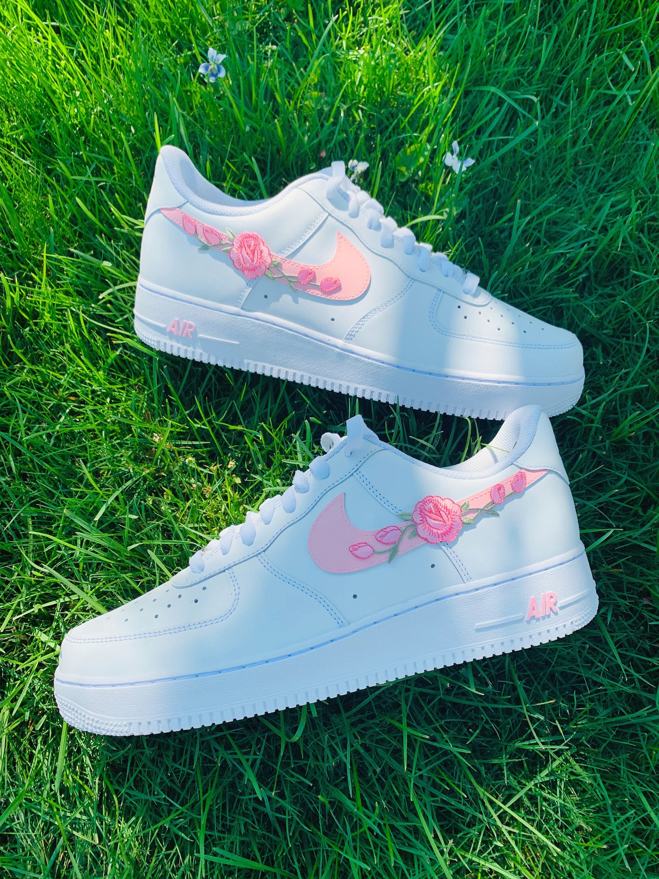 Pink Rose Air Force 1 | Etsy