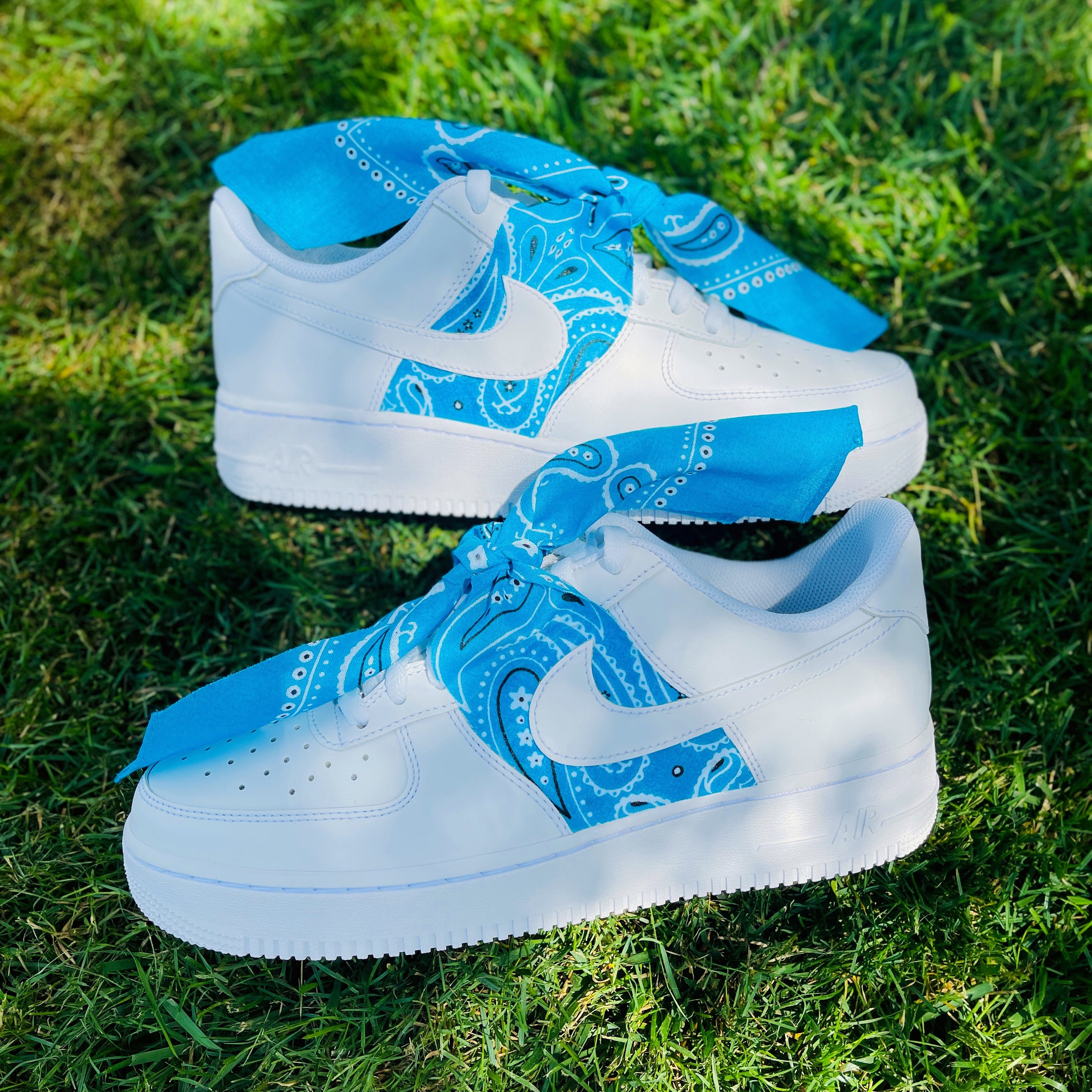 Buy Nike Air Force 1 X Sky Blue Baby Blue Colour Block Design Online in  India 