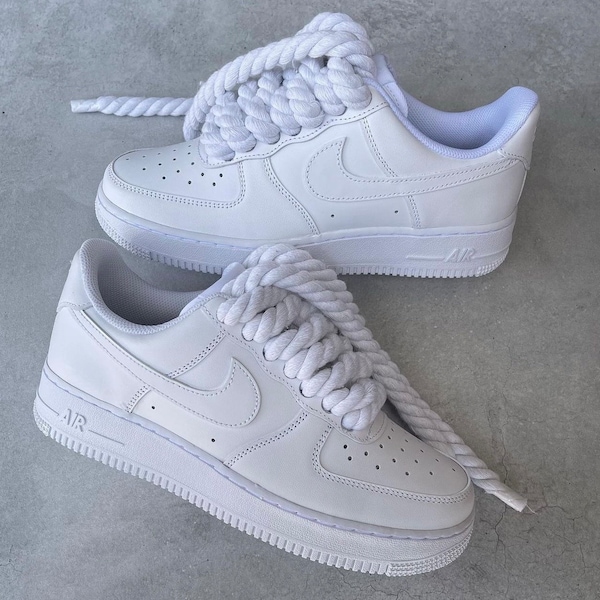 Nike Air Force 1 With Custom Rope Laces - Etsy Australia