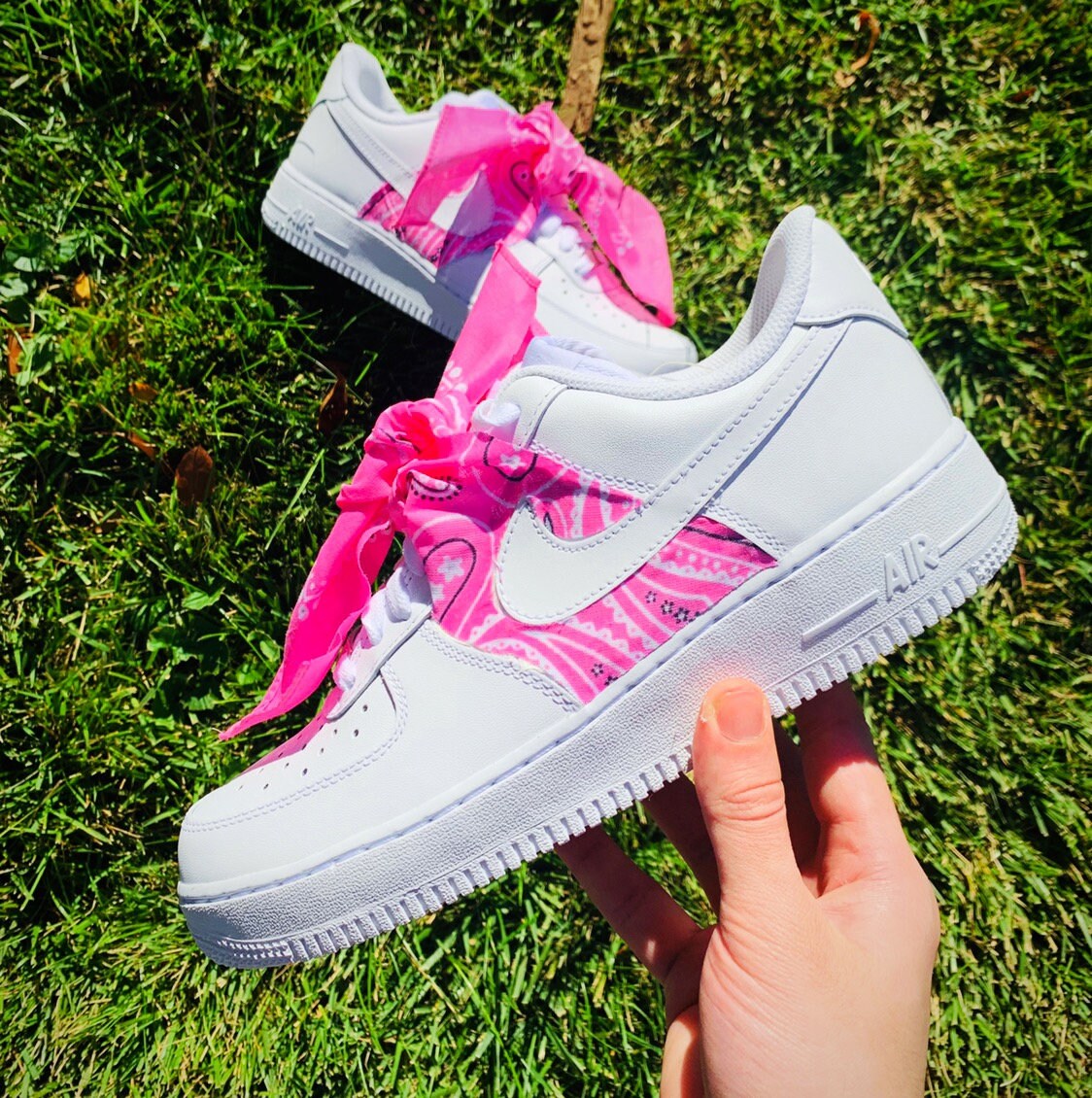 bandana air force 1 pink