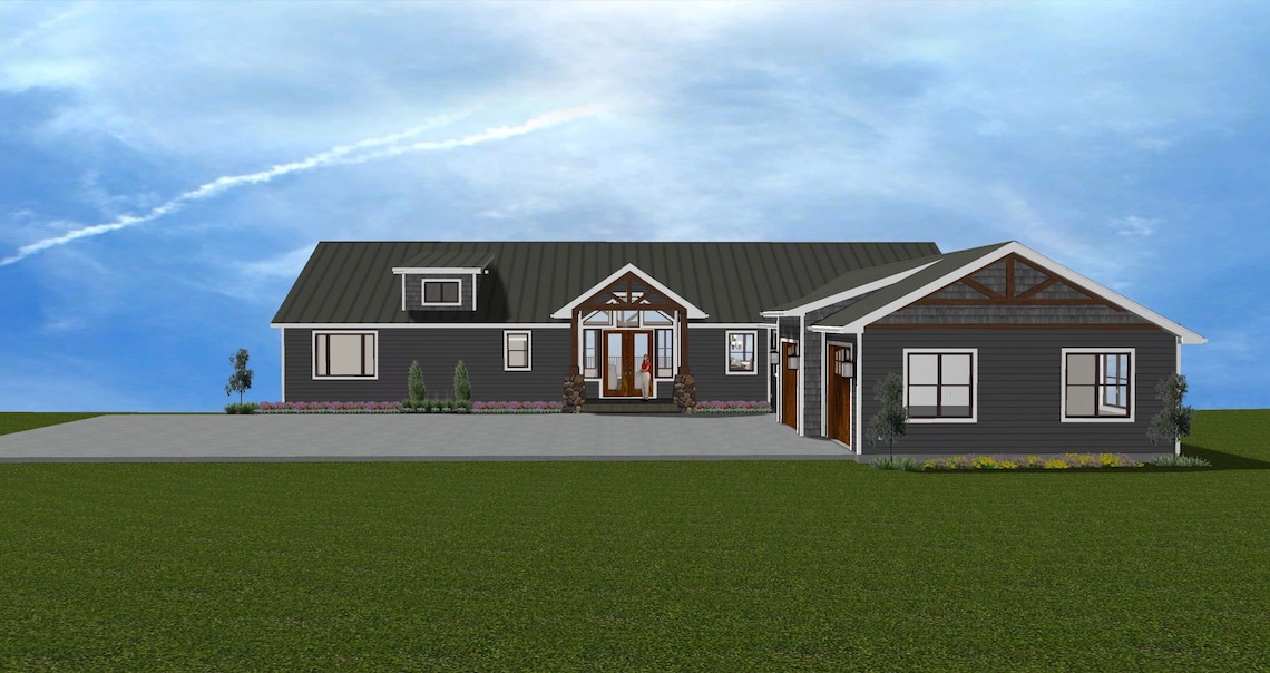 3000 Square Foot Custom Home Plan Etsy