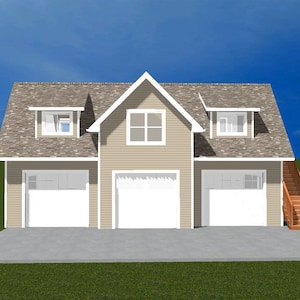 Country Garage with ADU / Apartment Above