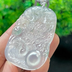 Jade pendant Icy jade type a jadeite natural with certificate