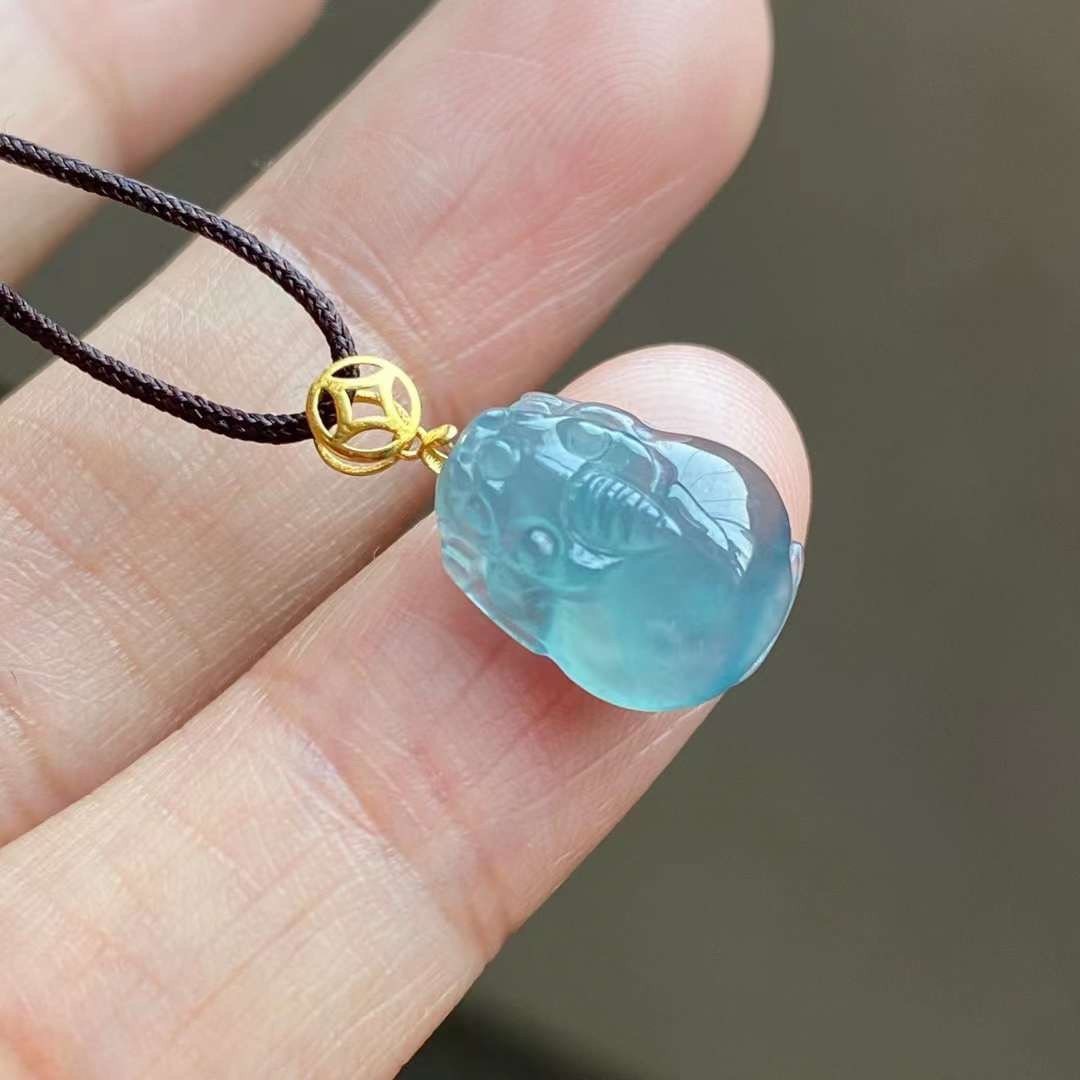 Blue jade best sale pendant