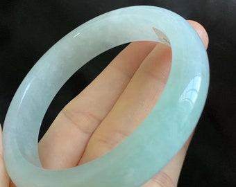 54.5mm Jade Bangle | Green Jade bangle | Green Jadeite Bracelet | Natural Jade | Grade A Jadeite | Jade Bracelet | Grade A Jade | Type A