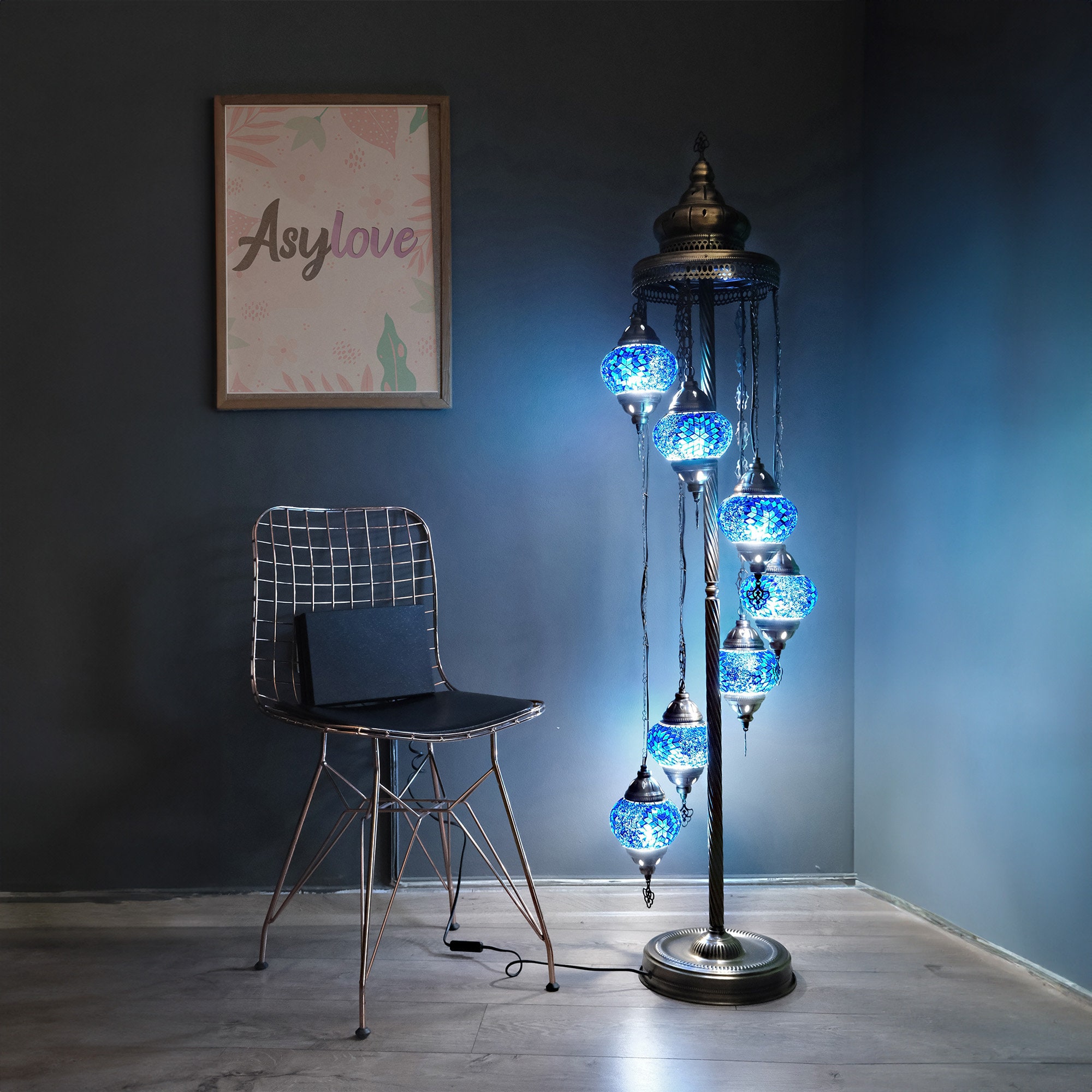 Vintage Turkish Lamp - Etsy