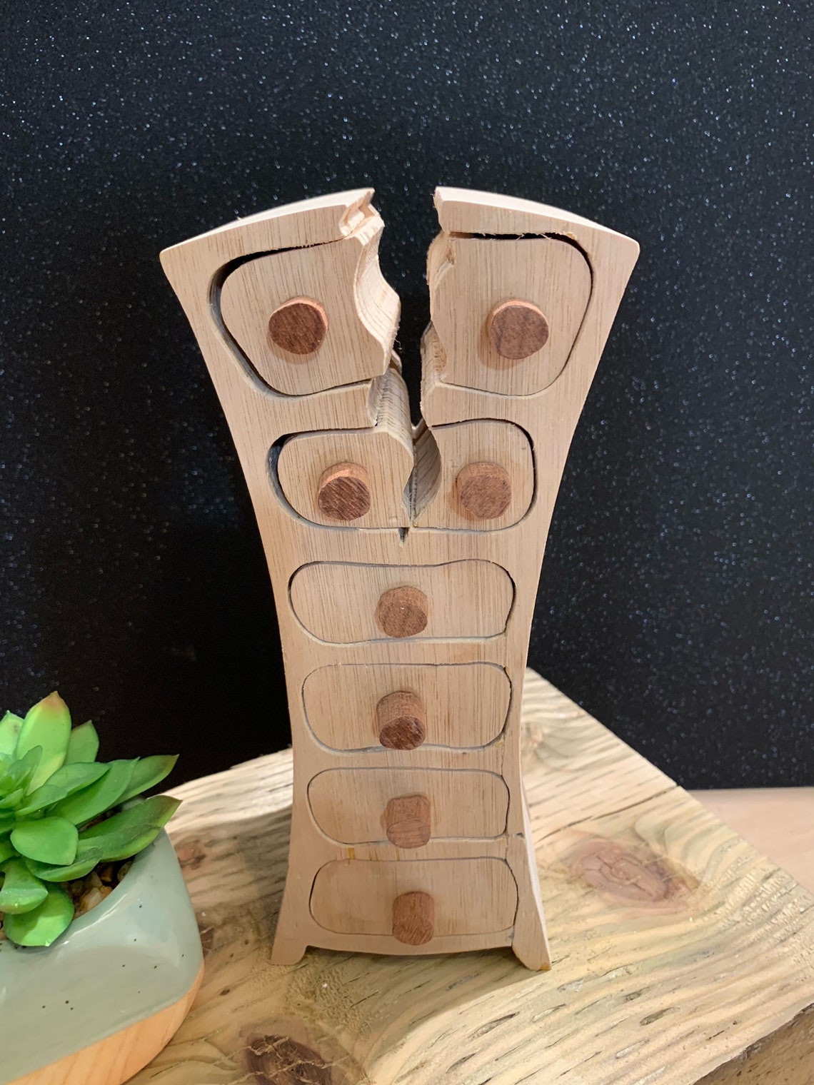 Cracked bandsaw trinket box Etsy