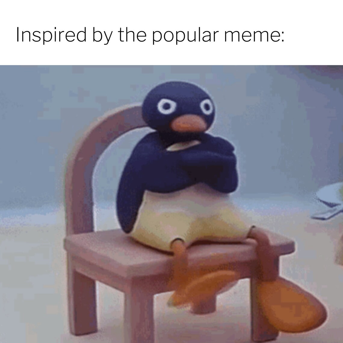 Funny Grumpy Pingu Meme Instant PDF Download Cross Stitch Etsy