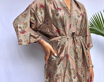 rose gold kimono jacket
