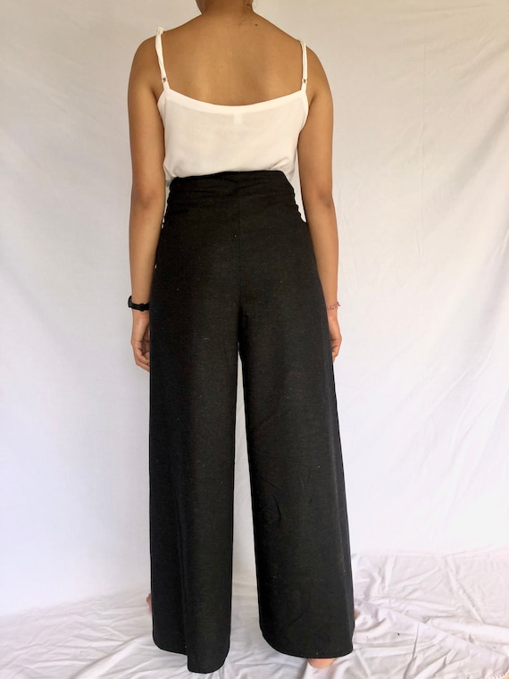 Black trendy pants sales