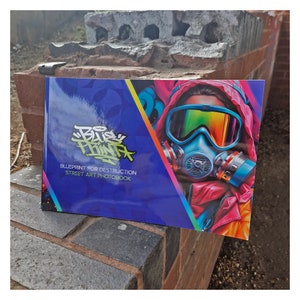 B4D Street Art Photobook - Graffiti Drawing Book Street Art Jak nauczyć się rysować Szablon Czcionki Tutorial Magazyn