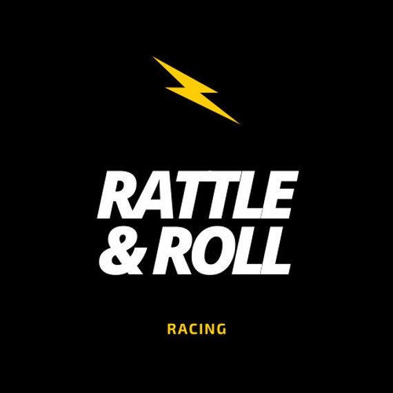 Lightning Bolt Fast Racer Roller Derby Logo Custom Digital Etsy