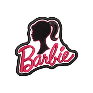 Barbie Patch File for Embroidery, Machine Embroidery, Digital File ,Instant Download, Barbie Embroidery File, Barbie Head Patch File