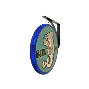 Beach Beer Double Sided BITE ME Pub Sign