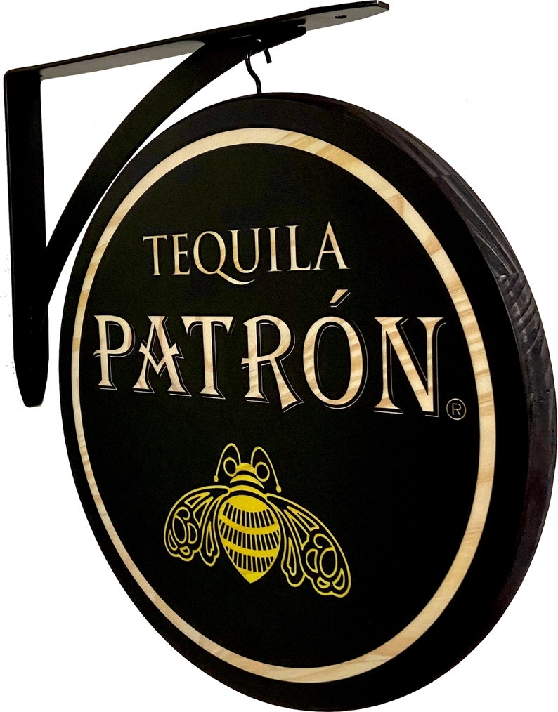 Patron Tequila Double Sided Sign - Etsy
